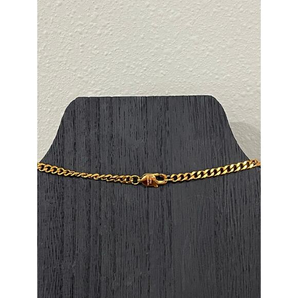 JSTYLE Gold Stainless Steel Curb Chain Necklace Unisex Jewelry - Picture 4 of 5